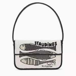 STAUD TOMMY BAG VIRAL STAUDINES BLACK WHITE